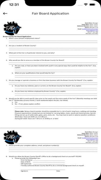 Aberdeen News Brown Co Fair