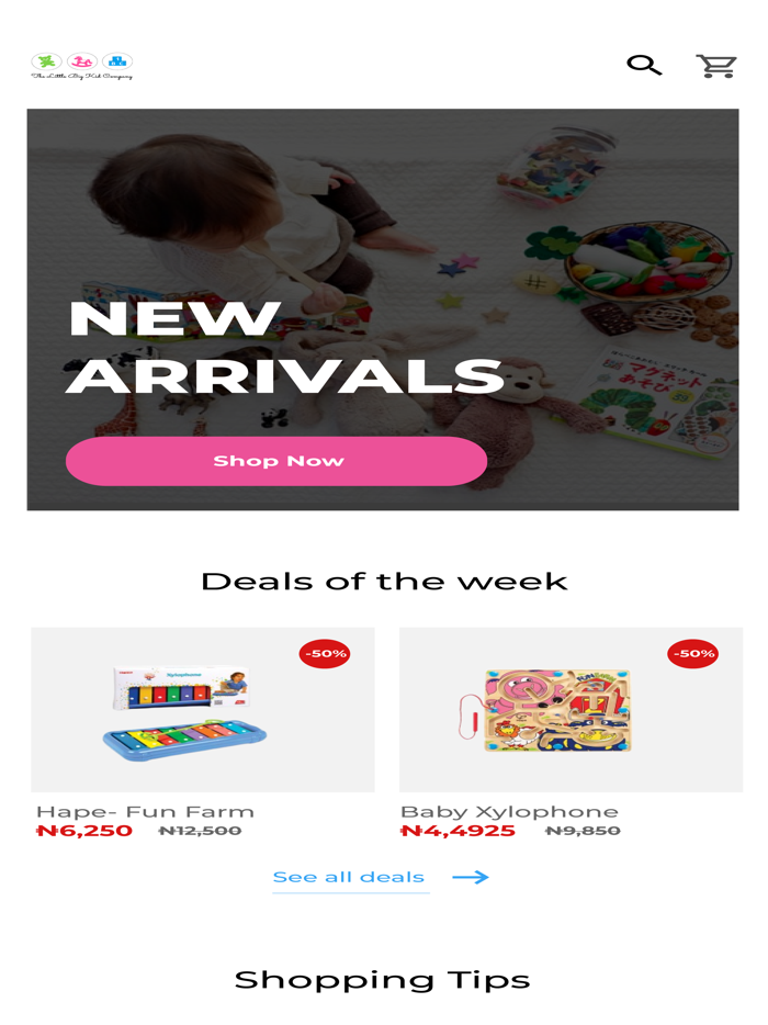 The little big kid app