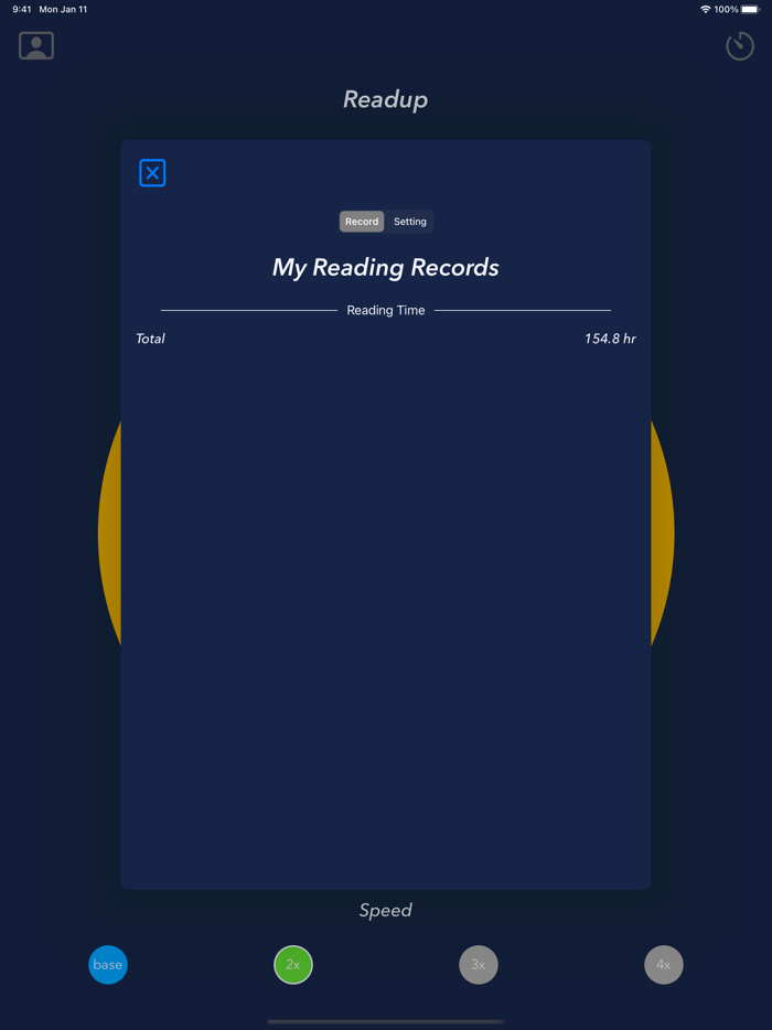 Readup Training Timer