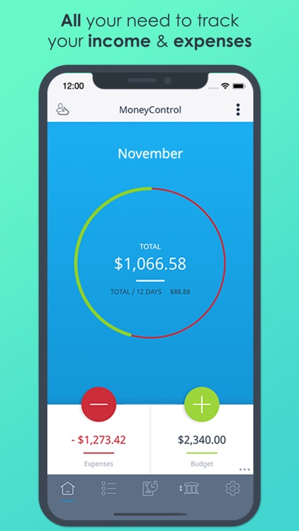 MoneyControl Spending Tracker screenshot-0