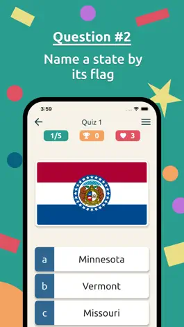 Game screenshot US States & Presidents Quiz apk