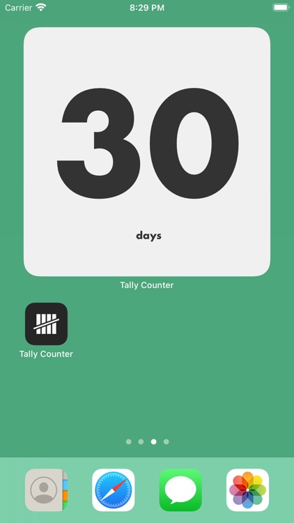 Tally Counter Widget