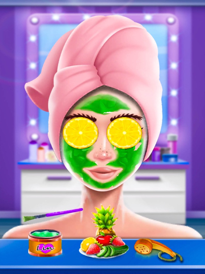 Princess Dress Up Time Make up