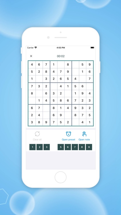 Sudoku Fill