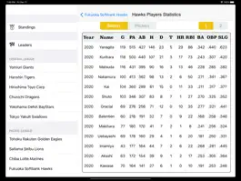 Game screenshot NPB Stats and Info for iPad apk