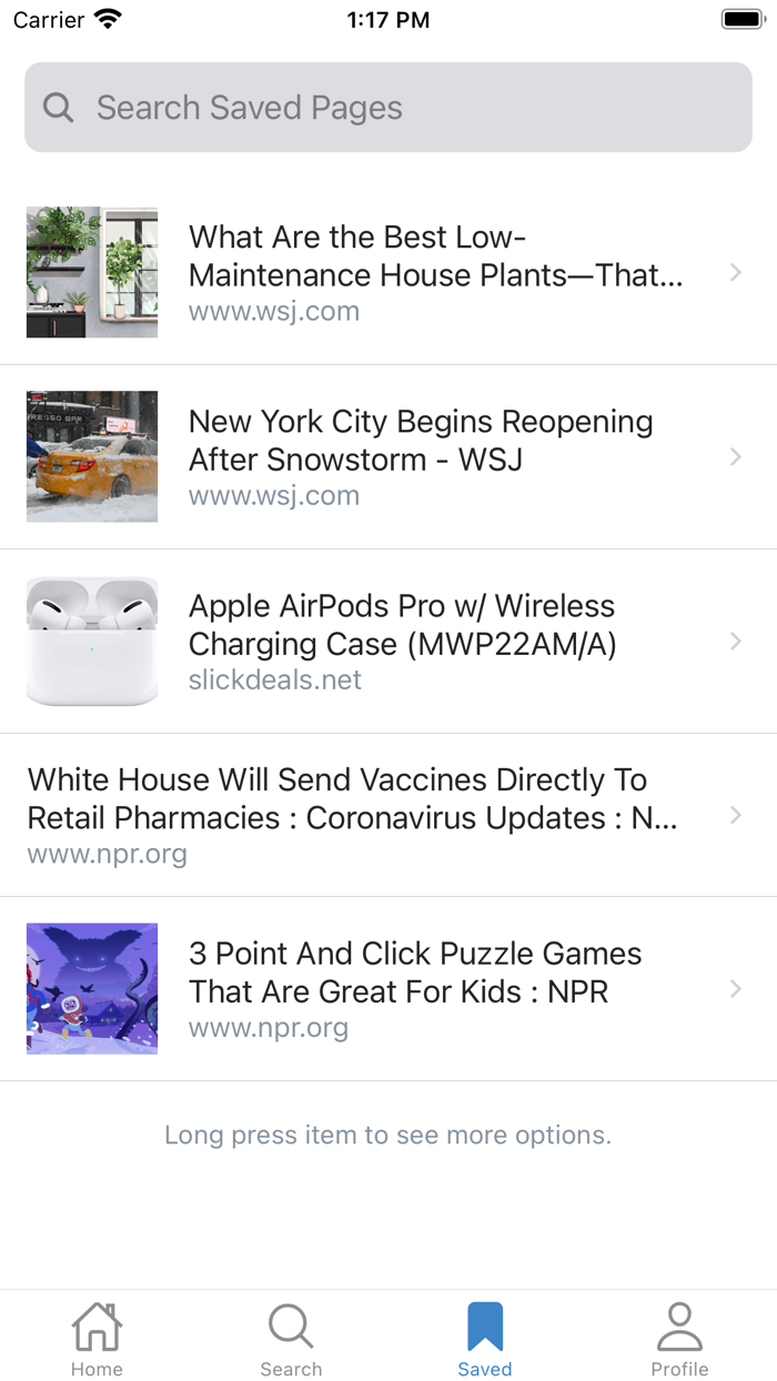 Drawer - Convenient Browser