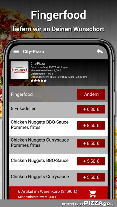 City-Pizza Wittingen screenshot 6