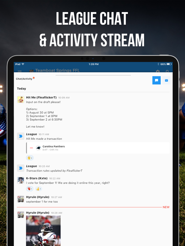 Fleaflicker Fantasy Leagues
