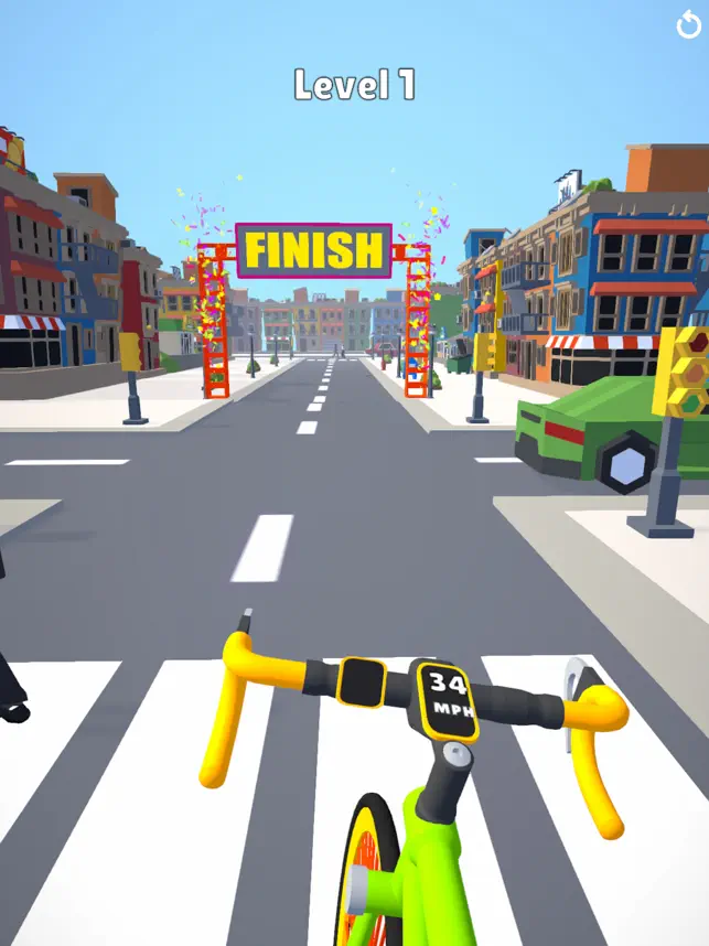 Bicycle Rider 3D, game for IOS