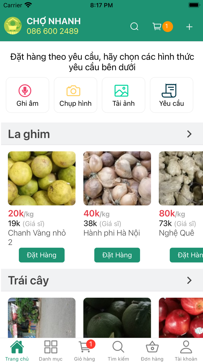 Chợ Nhanh - Mua sắm tiện lợi