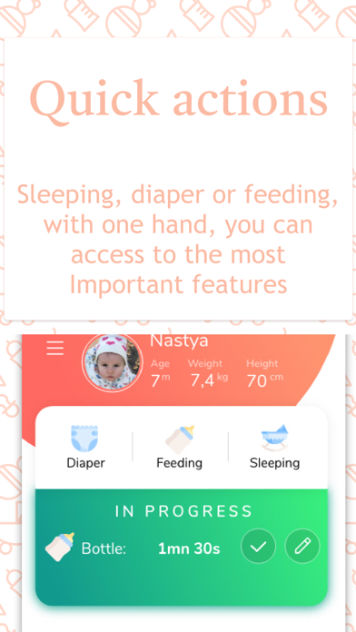 Bambino - Baby care tracker screenshot 2