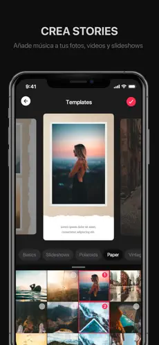Screenshot 1 Storybeat - Stories con música iphone
