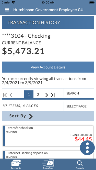 HGE Credit Union – HGE2GO screenshot 3