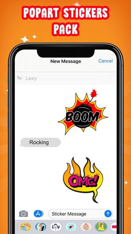 Pop Art Stickers Pack screenshot-3