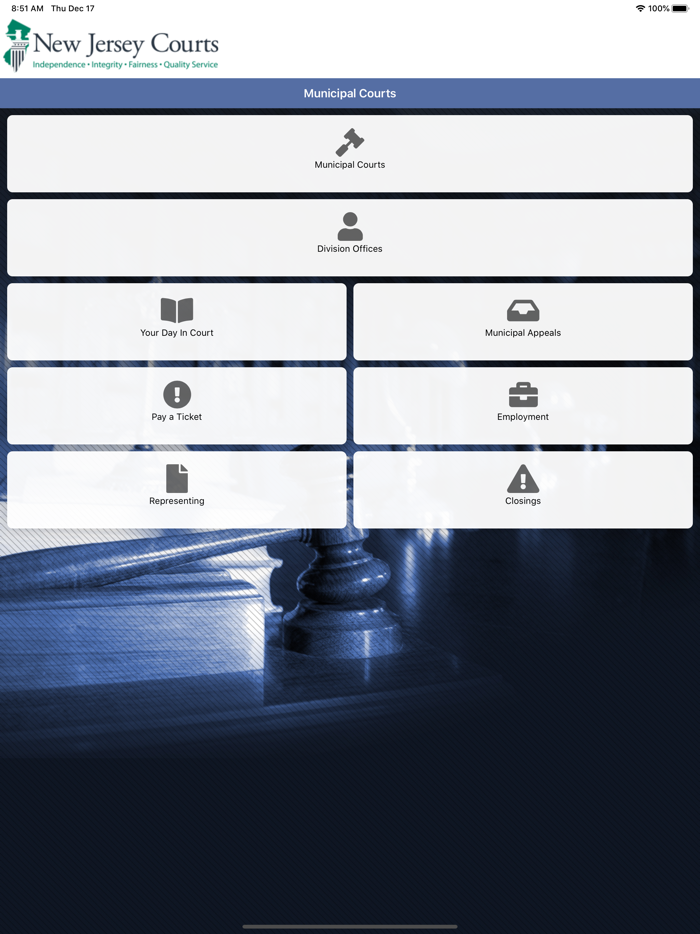 New Jersey Municipal Courts