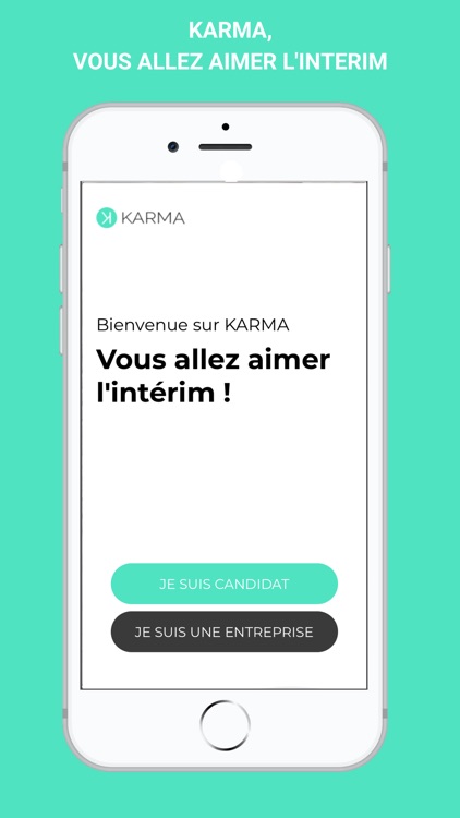 KARMA - Emploi, Job en Intérim screenshot-0