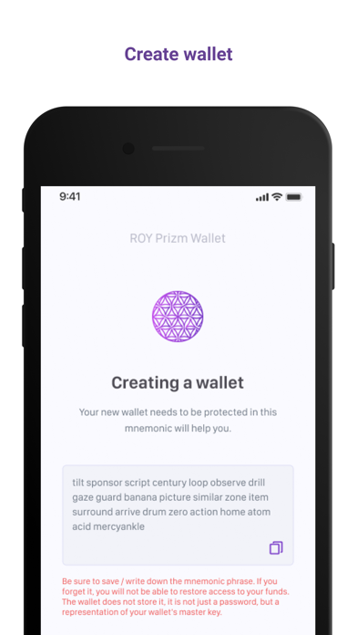 How to cancel & delete ROY Prizm Wallet from iphone & ipad 2
