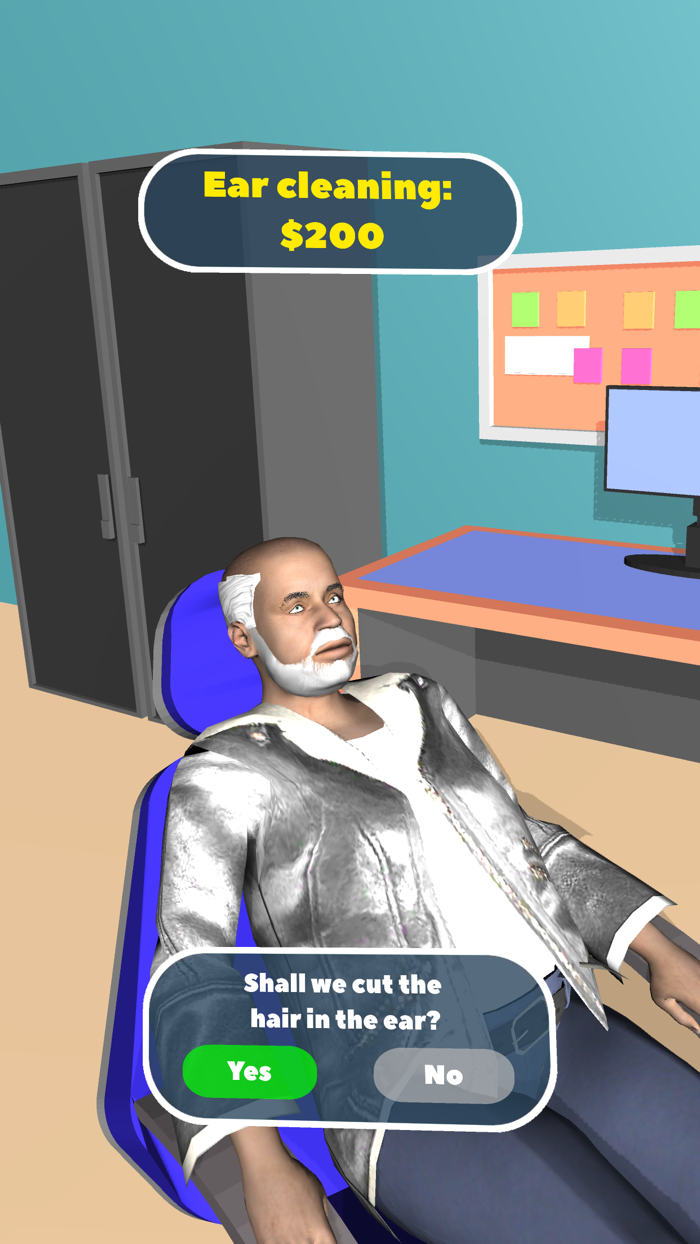 Endoscope cleaning ear