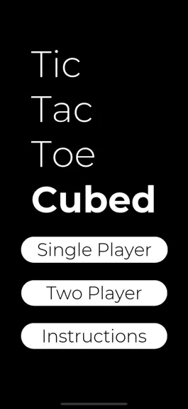 Game screenshot Tic Tac Toe CUBED! apk