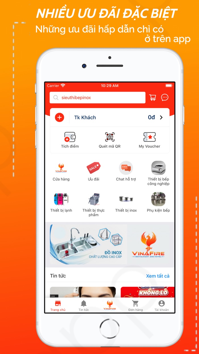VINAFIRE-BẾP INOX CÔNG NGHIỆP
