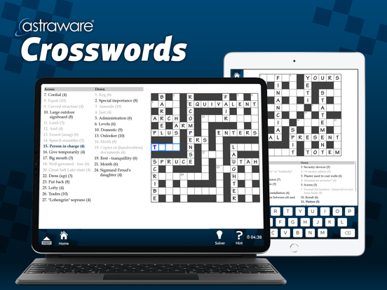 Astraware Crosswords screenshot