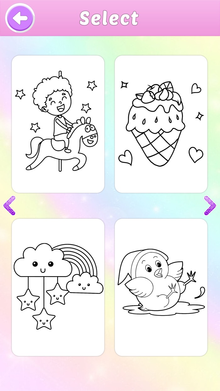 Glitter Coloring Book