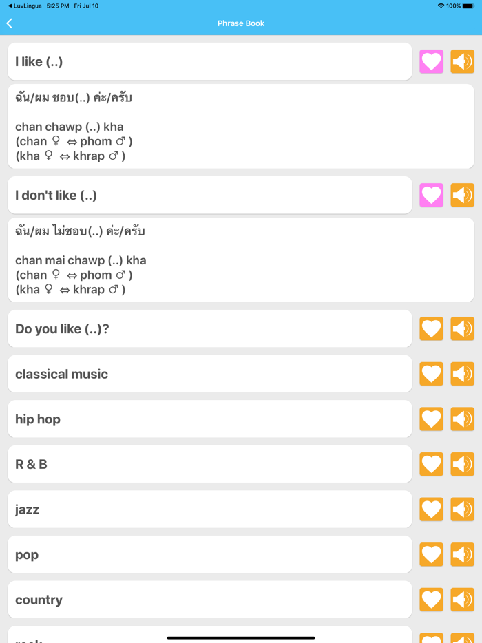 Học Tiếng Thái LuvLingua Pro