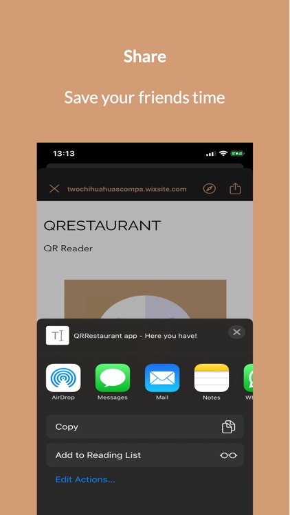 QRestaurant - QR Reader