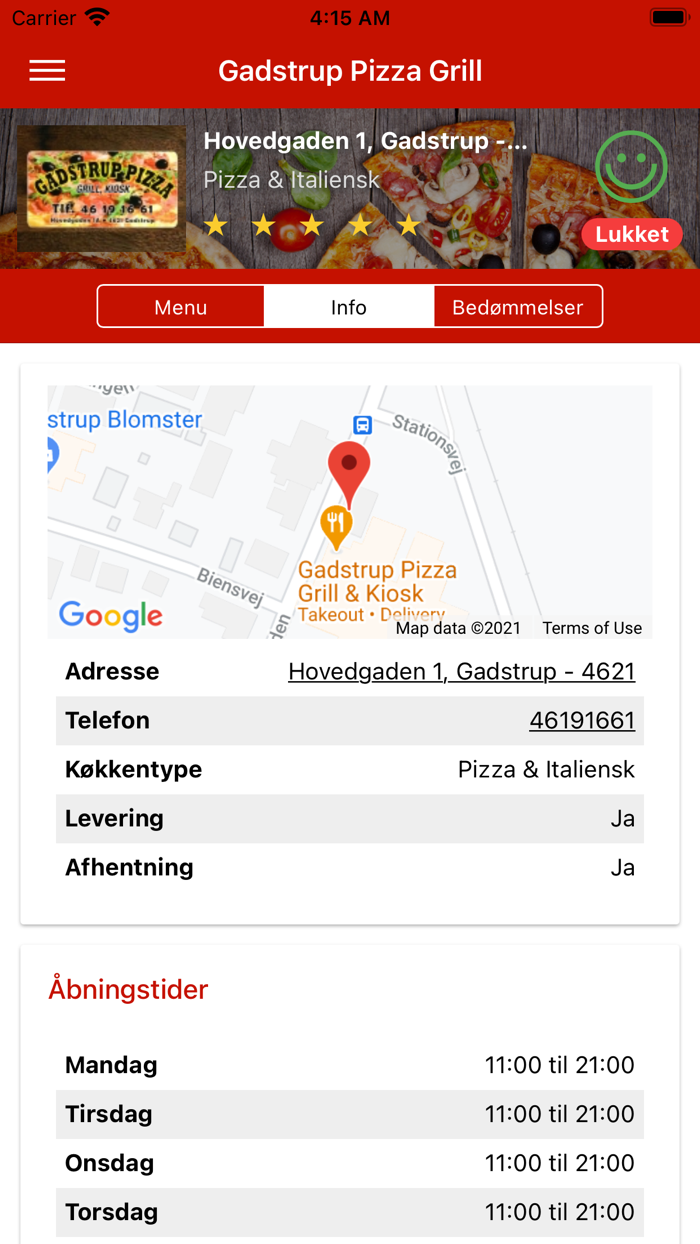 Gadstrup Pizza Grill