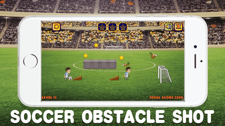 Soccer obstacle shot