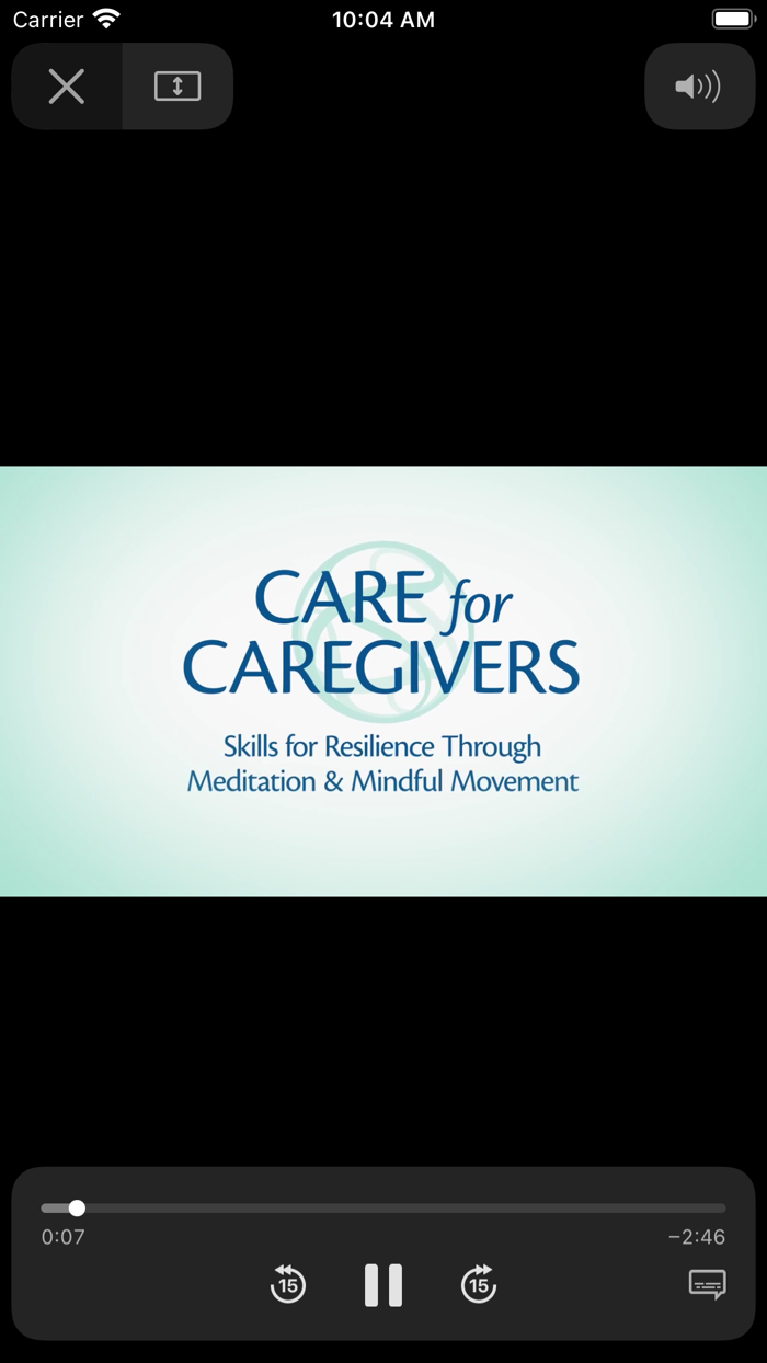 Care for Caregivers