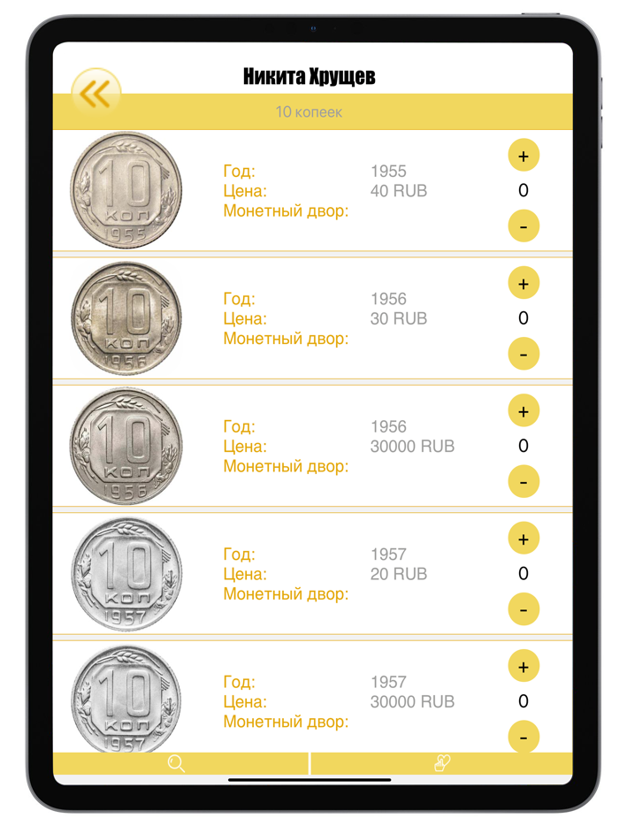 Монеты правителей России