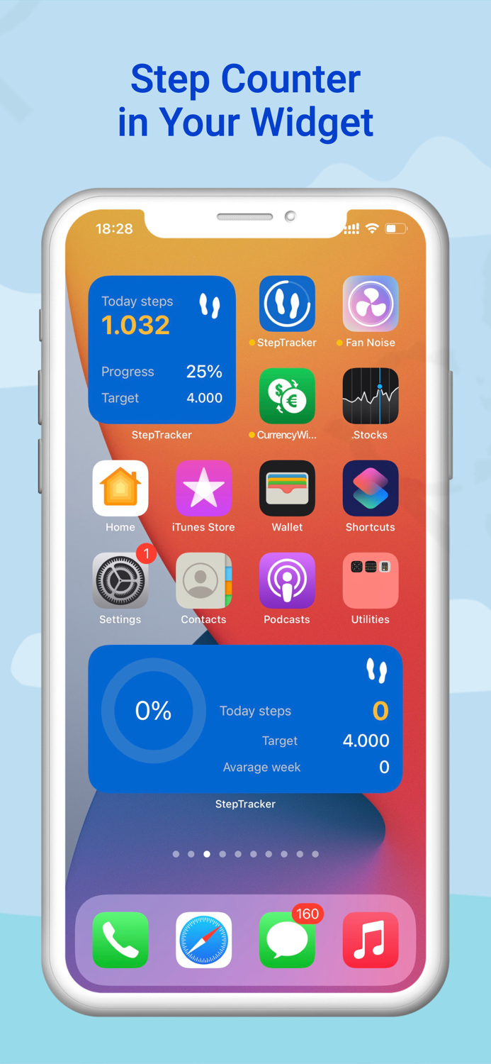 Step Counter Widget Pedometer