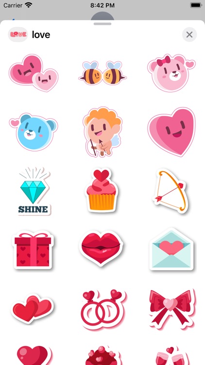 "Love" - Stickers for iMessage