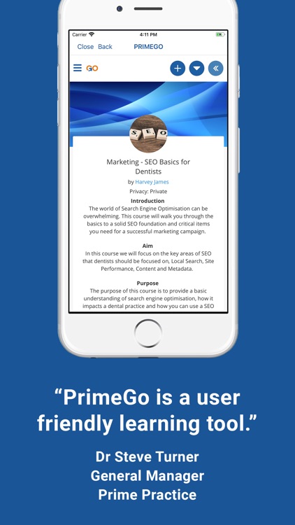 PrimeGo: Online Dental Courses