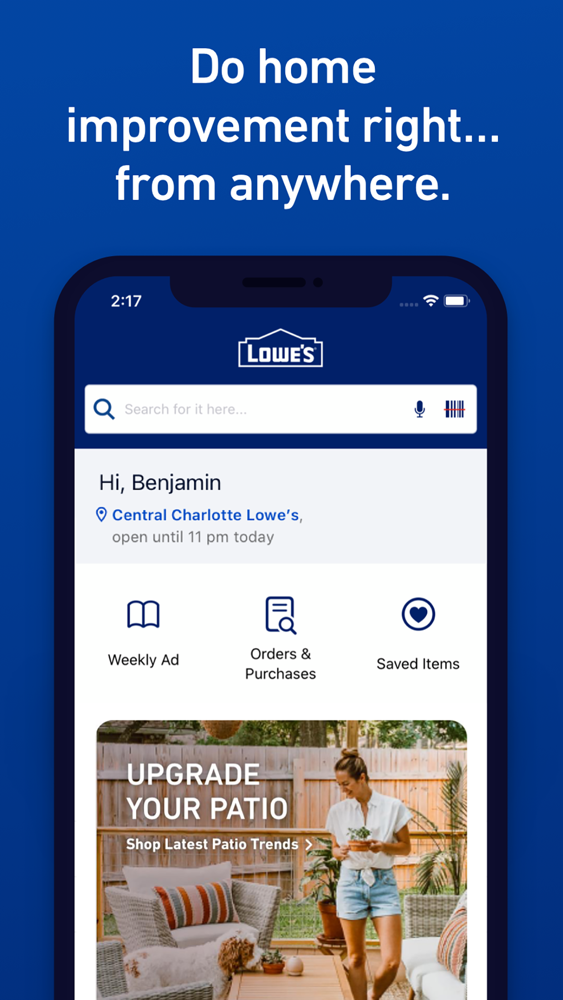 Lowe s Home  Improvement  App  for iPhone  Free Download 