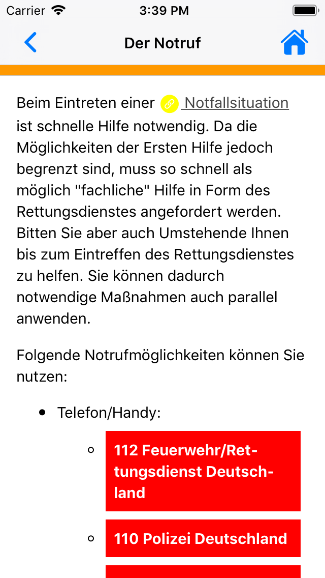 Erste Hilfe Infoflip