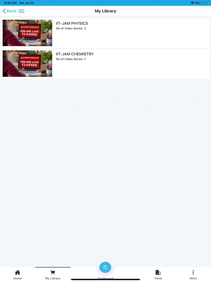 Career Endeavour Live Classes