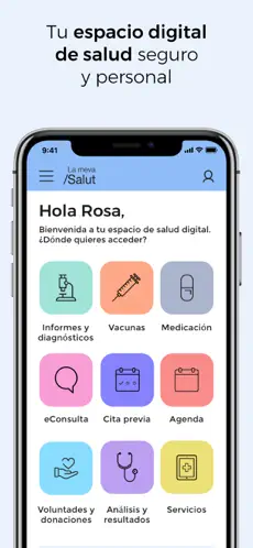 Captura 1 La Meva Salut iphone