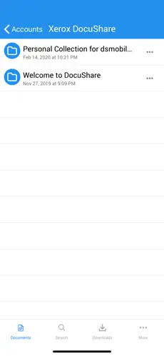 Screenshot 8 Xerox DocuShare iphone