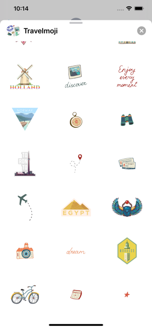 Travelmoji Stickers(圖7)-速報App