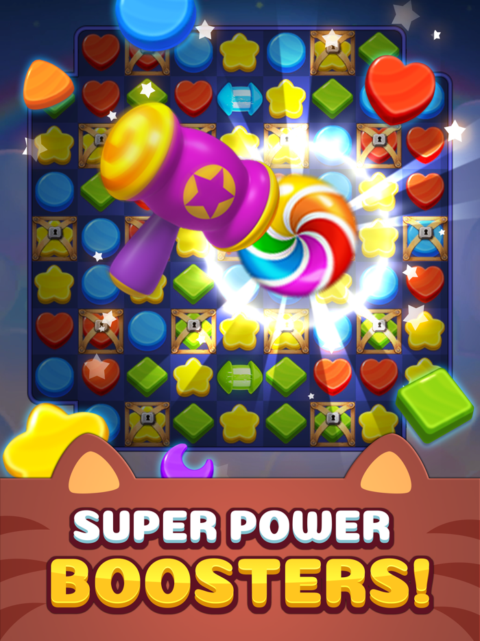 Meow Cat Match 3 Puzzle