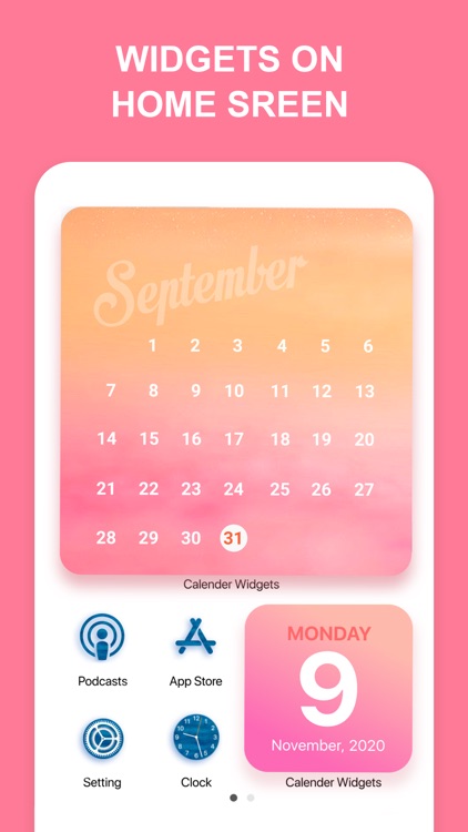 Calendar Widget: Month Widgets screenshot-3