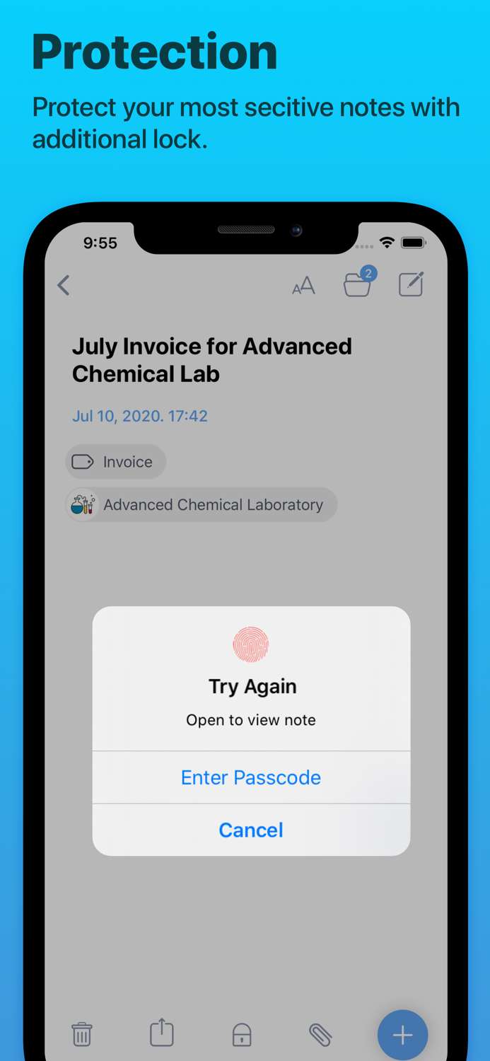 Dossier. Contacts and Notes