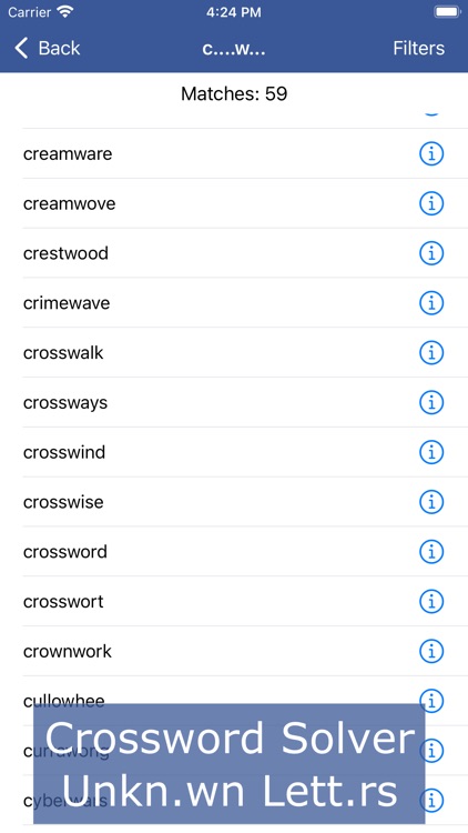 Anagram Solver - Crosswords screenshot-4
