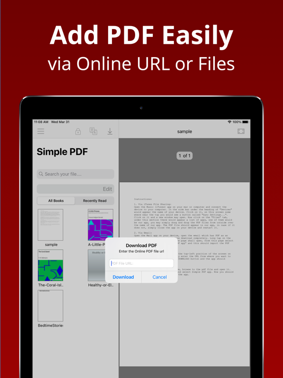 Simple PDF Reader App screenshot 3