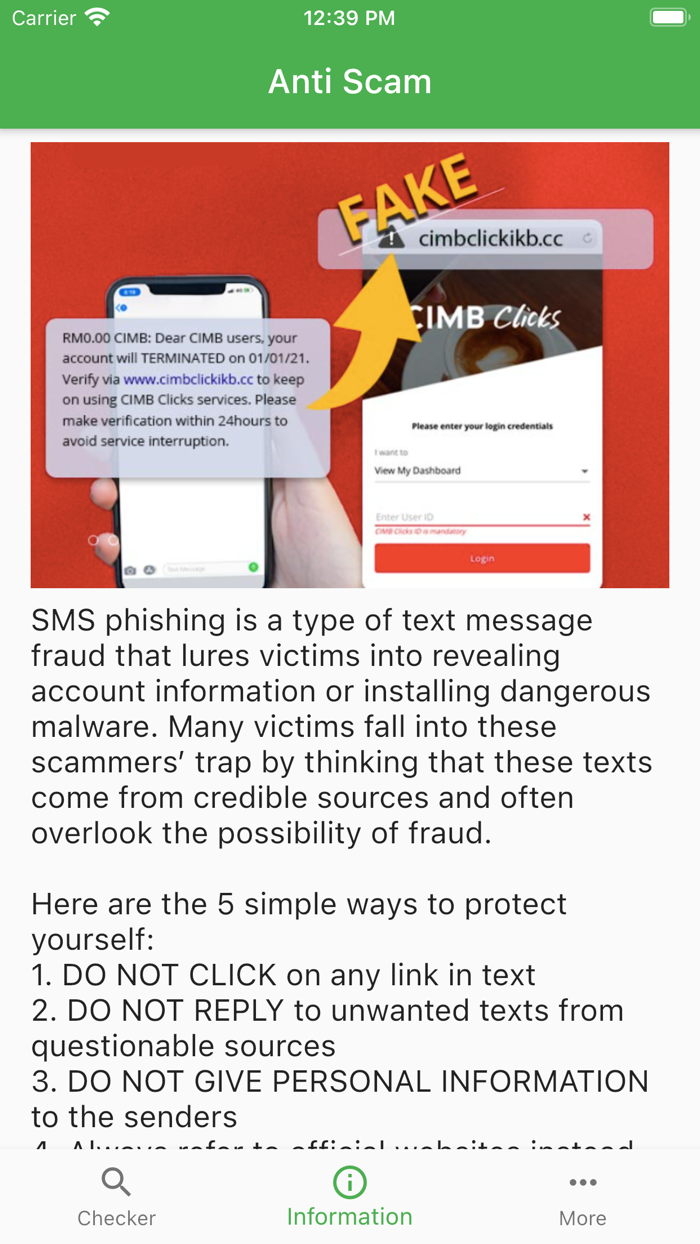 Anti Scam - Scam Checker