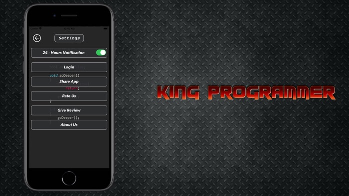 King Programmer