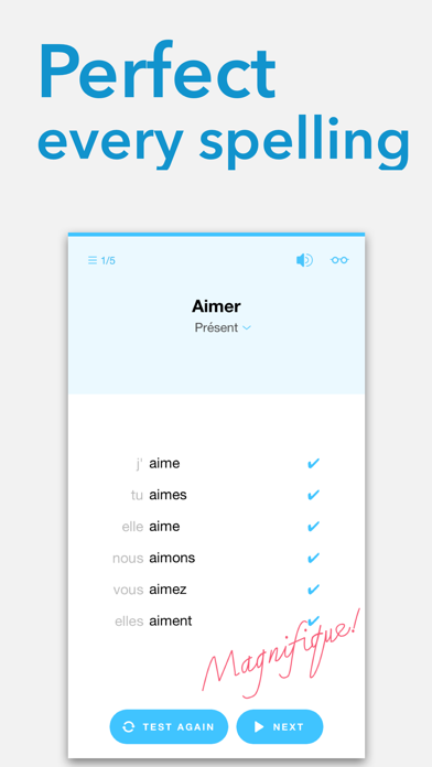 How to cancel & delete Conjuu - French Conjugation from iphone & ipad 2