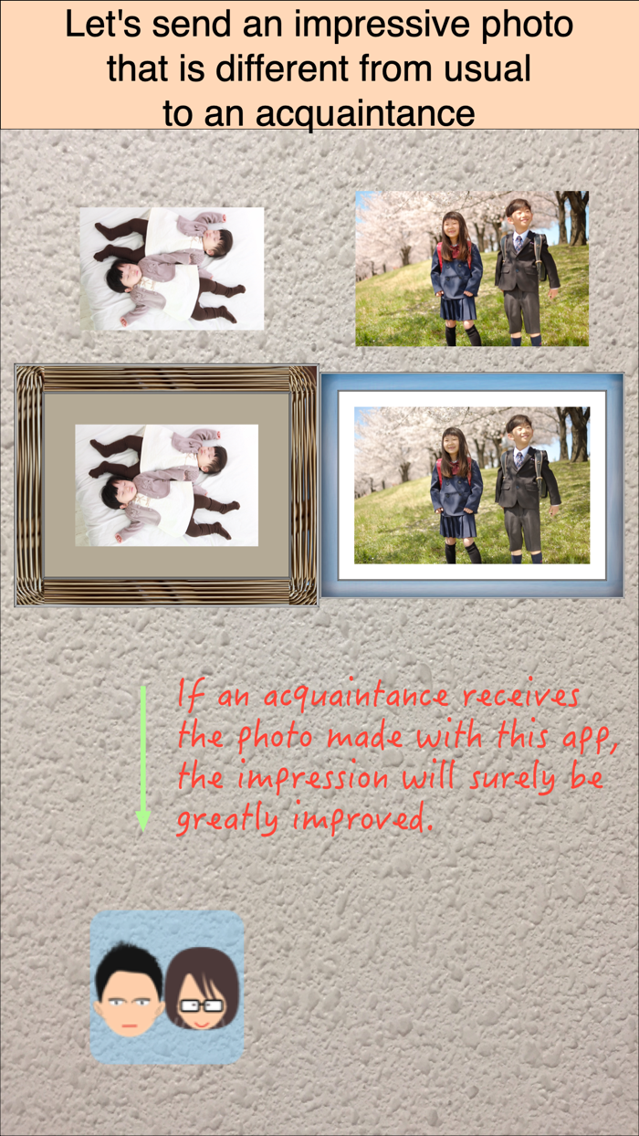 in the picture frame